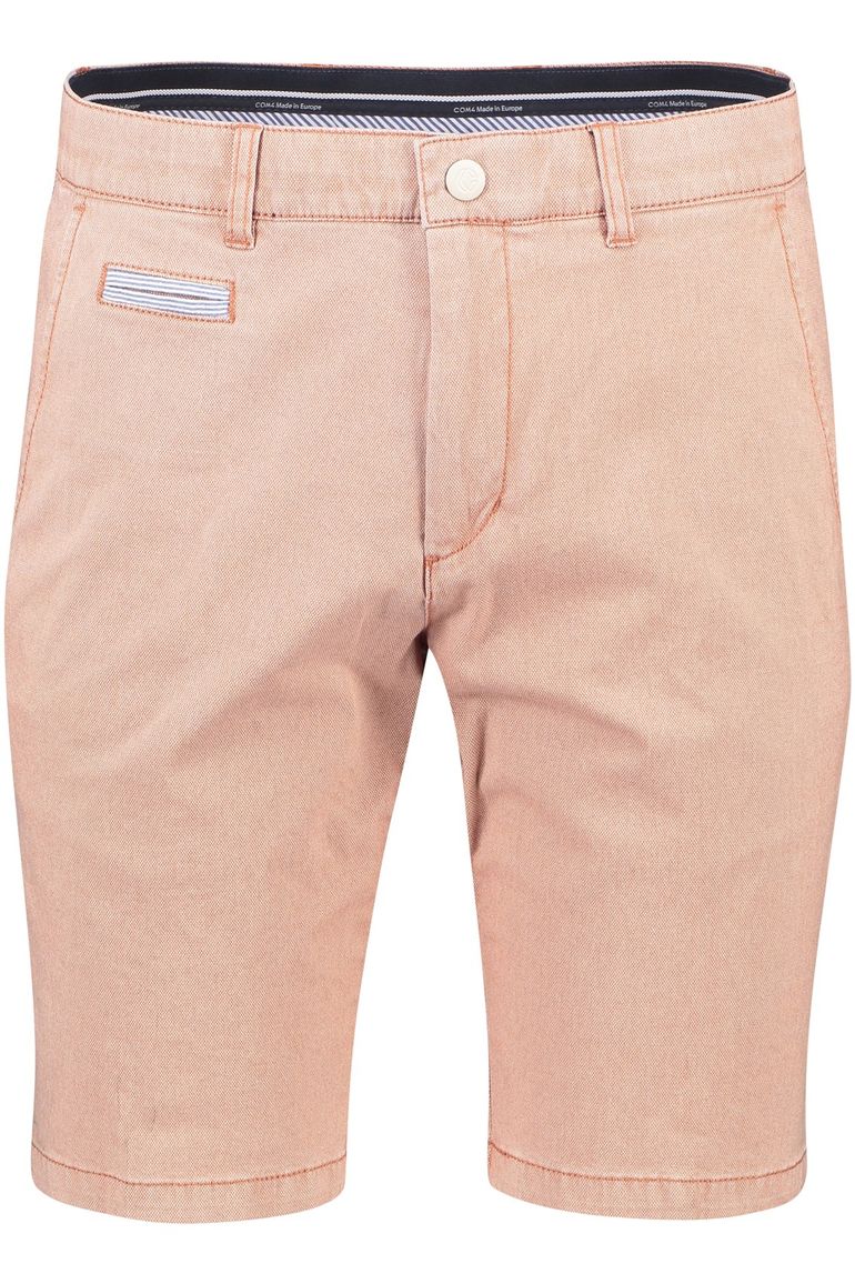 COM4 Flat Front bermuda zalm