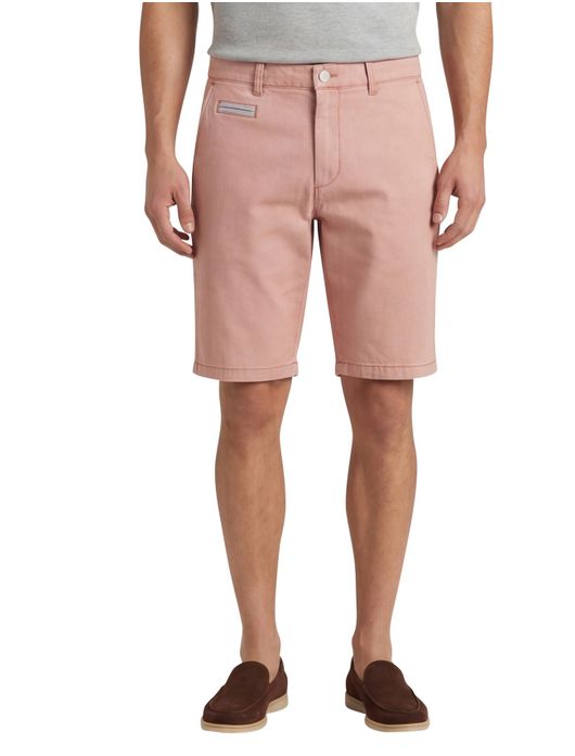 COM4 Flat Front bermuda zalm