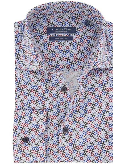 Ledûb overhemd multicolor printje