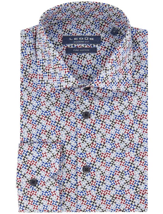 Ledûb overhemd multicolor printje