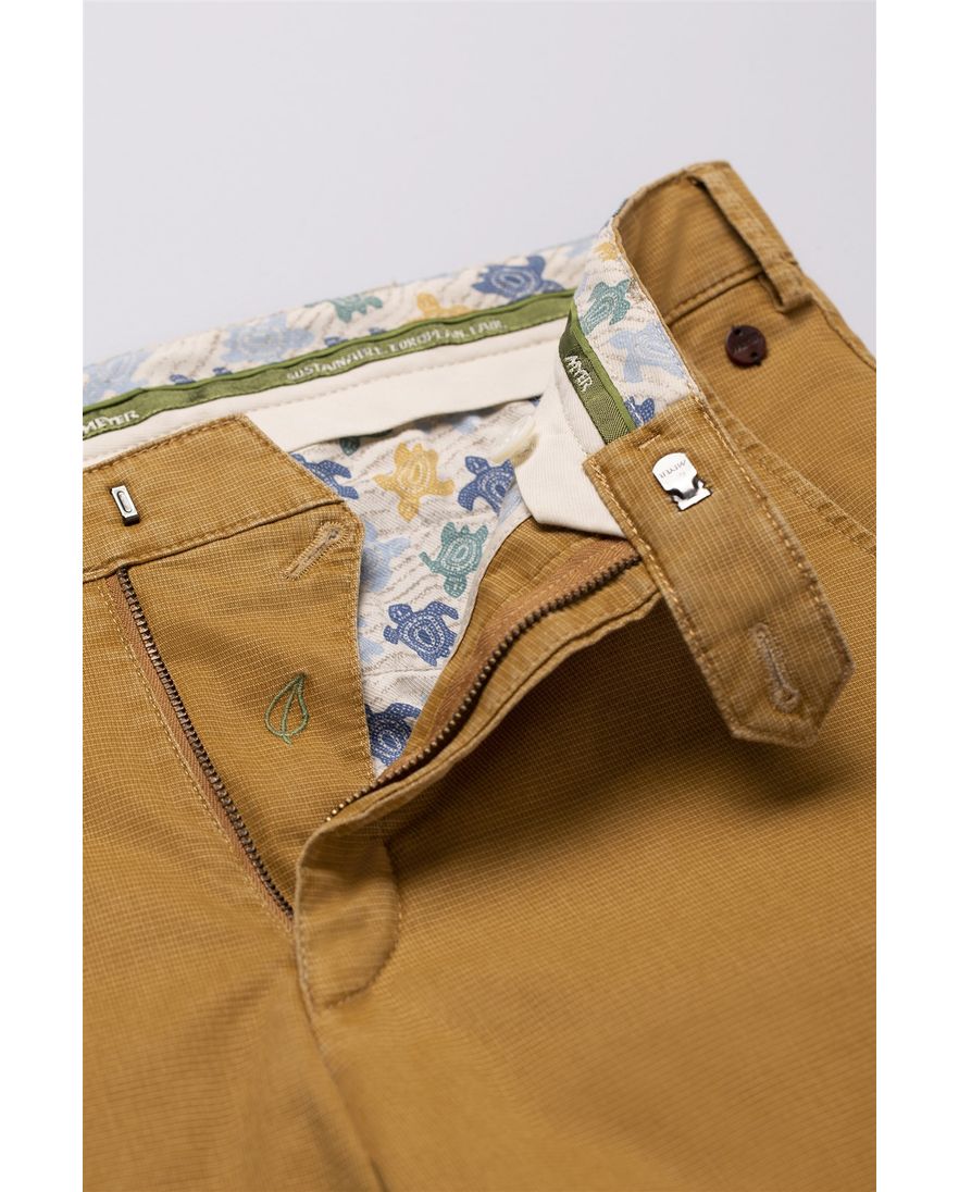 Meyer Pantalon camel effen