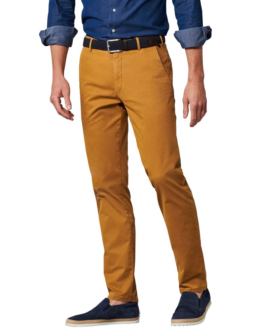 Meyer Pantalon camel effen