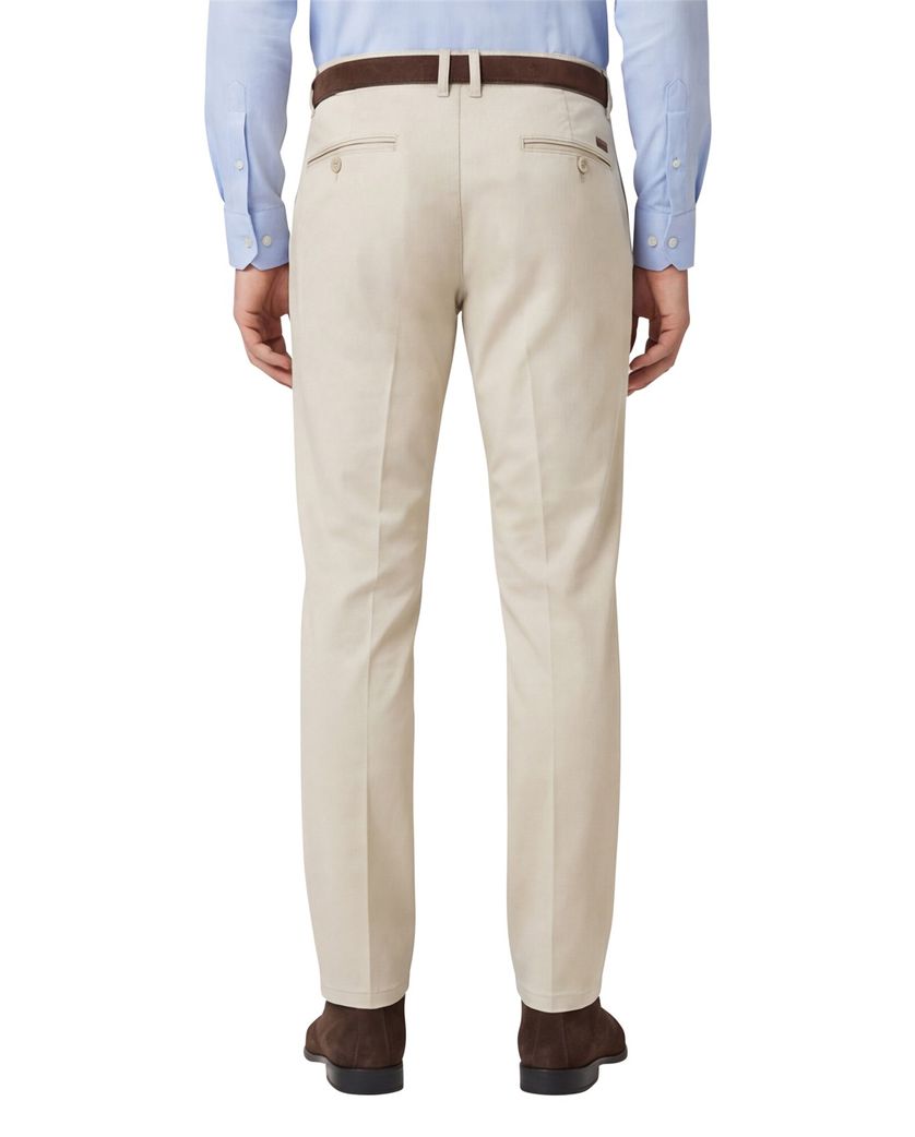 Modern fit M.E.N.S. broek katoen off-white Meran