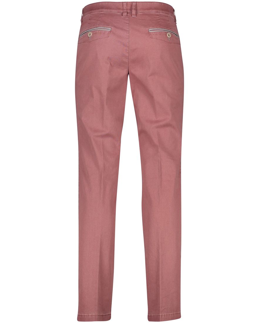 M.E.N.S. chino rood effen katoen