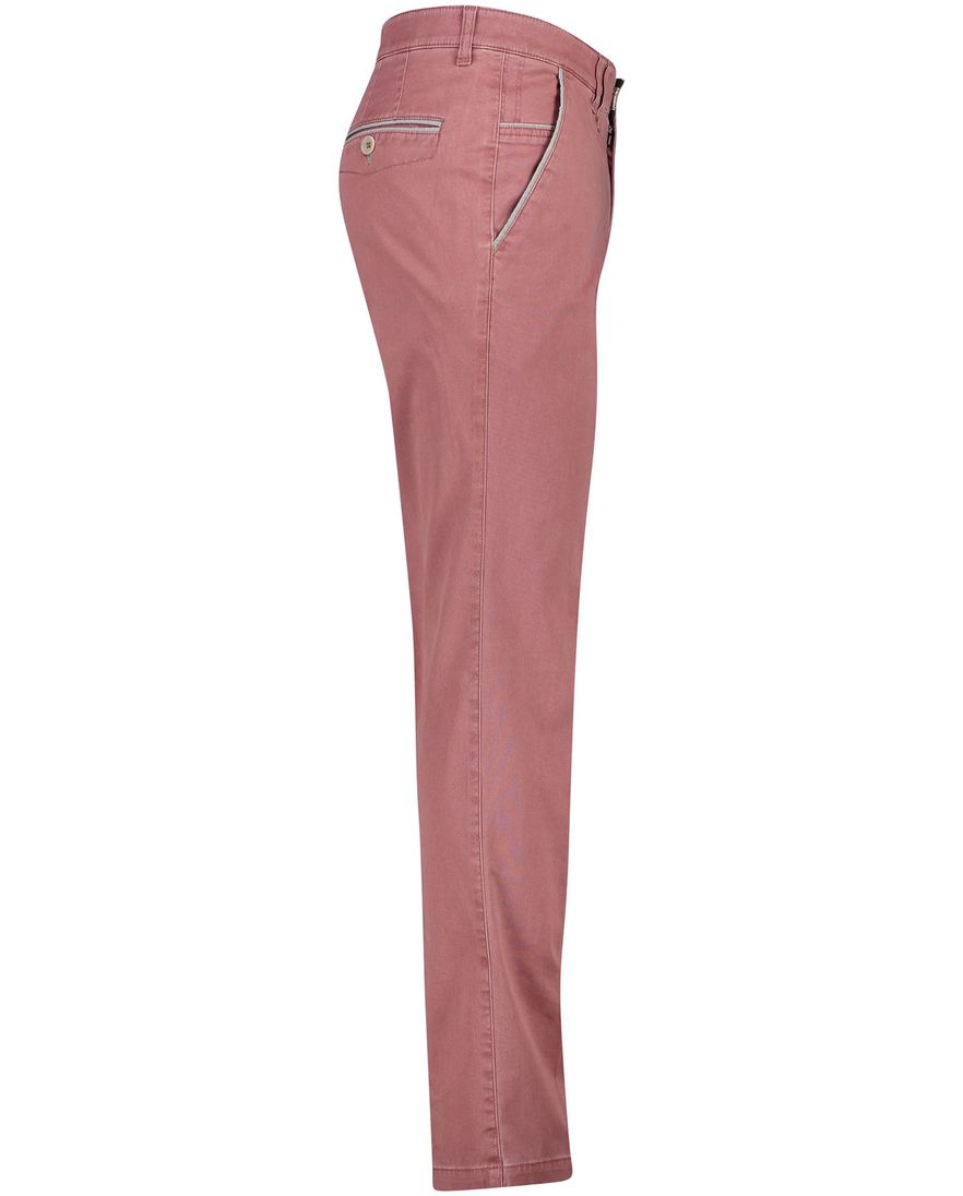 M.E.N.S. chino rood effen katoen