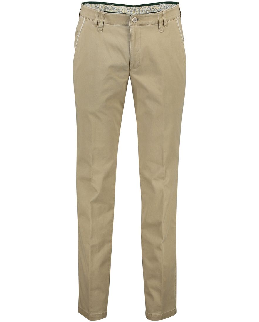 M.E.N.S. chino bruin katoen