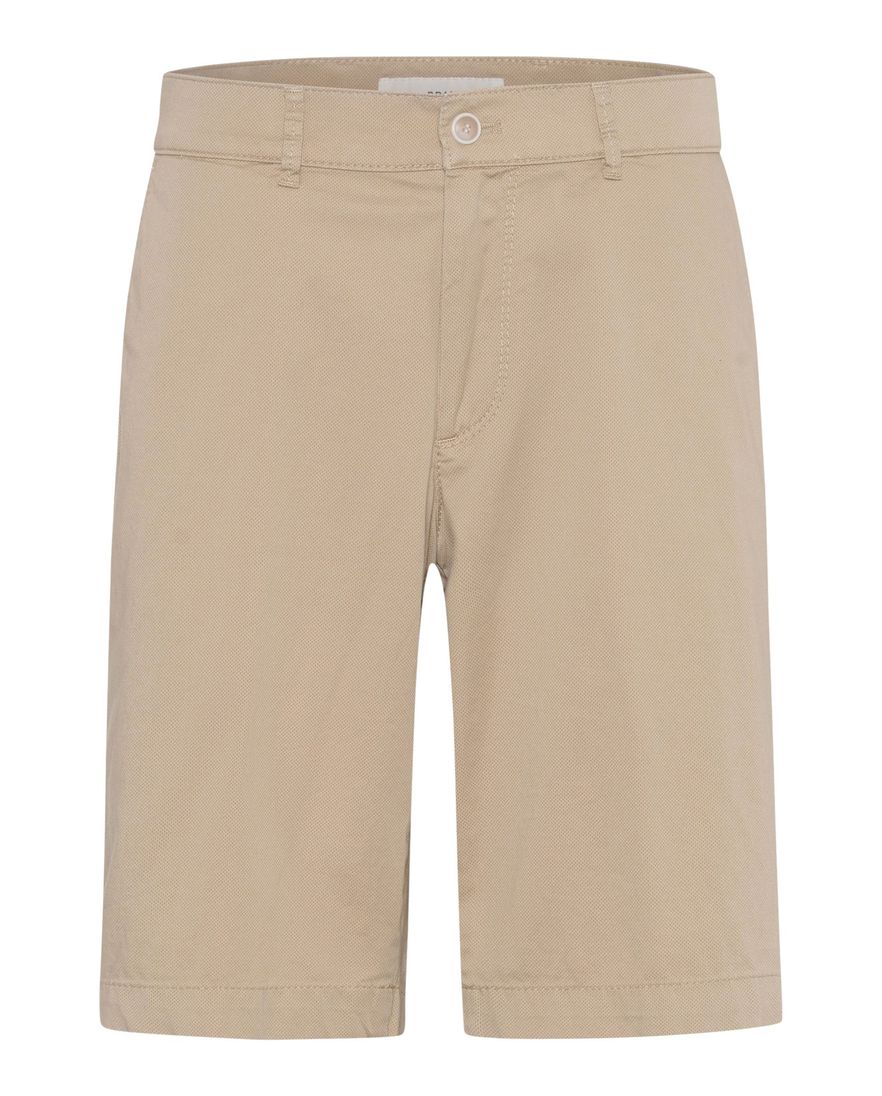Brax Bermuda beige effen