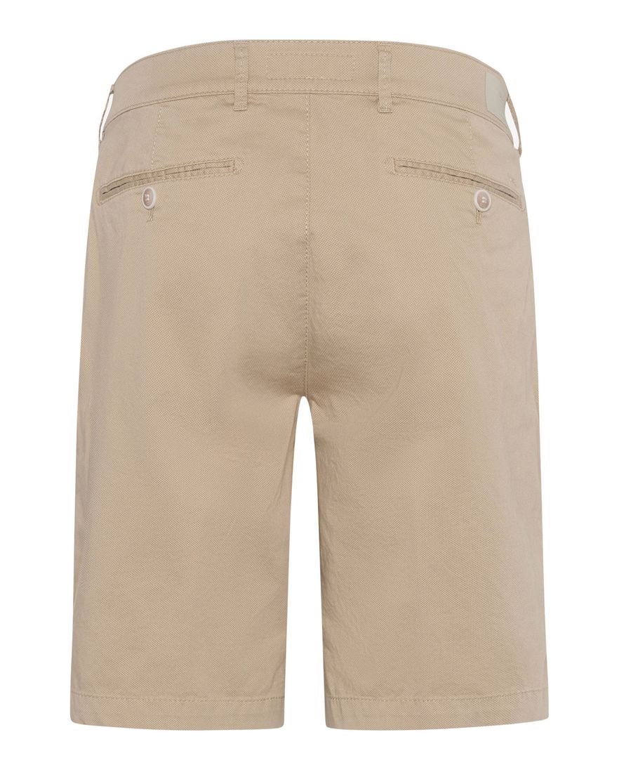 Brax Bermuda beige effen