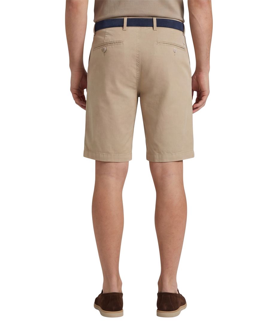 Brax Bermuda beige effen