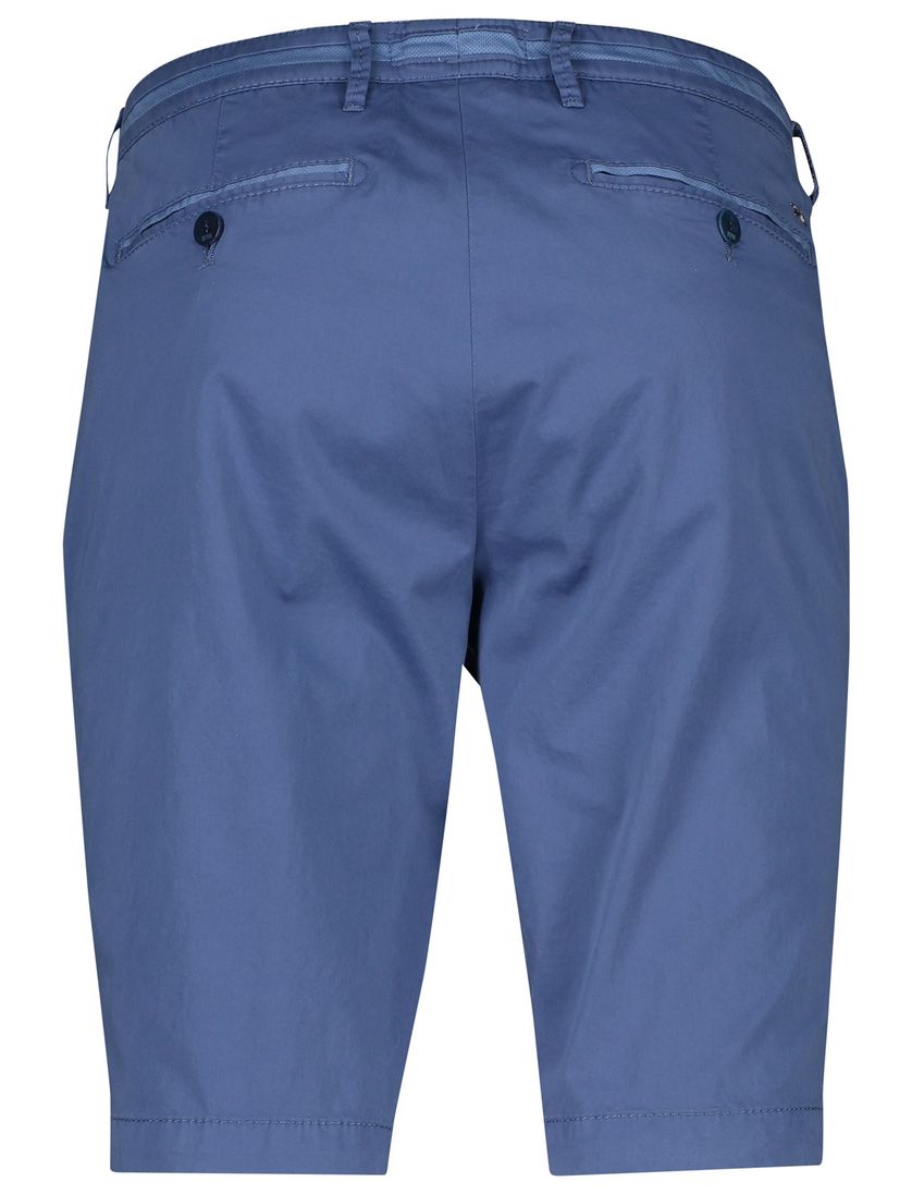 Brax bermuda blauw Felix Modern Fit katoen effen