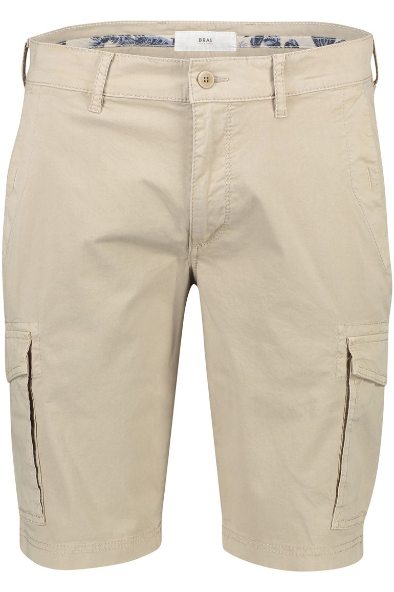 Brax cargo korte broek beige katoen