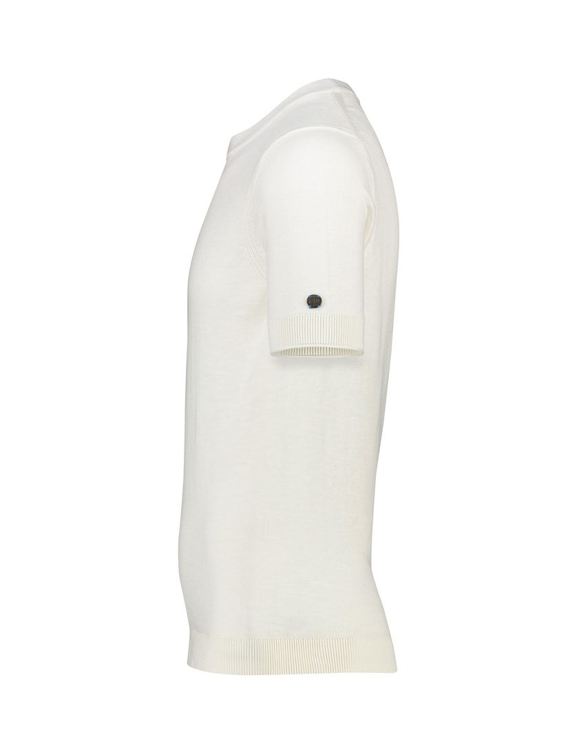 Cast Iron t-shirt off white ronde hals