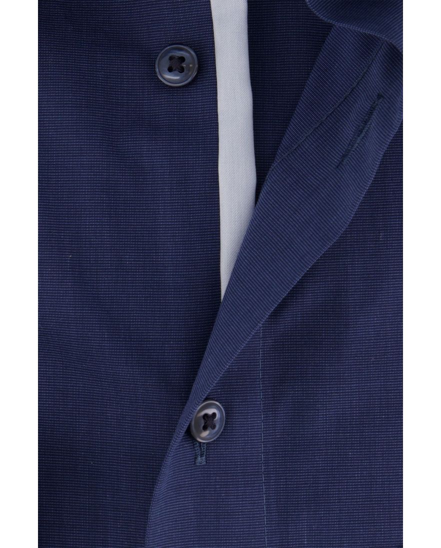 Zakelijk Olymp overhemd Luxor Comfort Fit navy effen