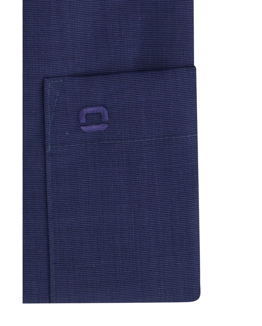 Zakelijk Olymp overhemd Luxor Comfort Fit navy effen