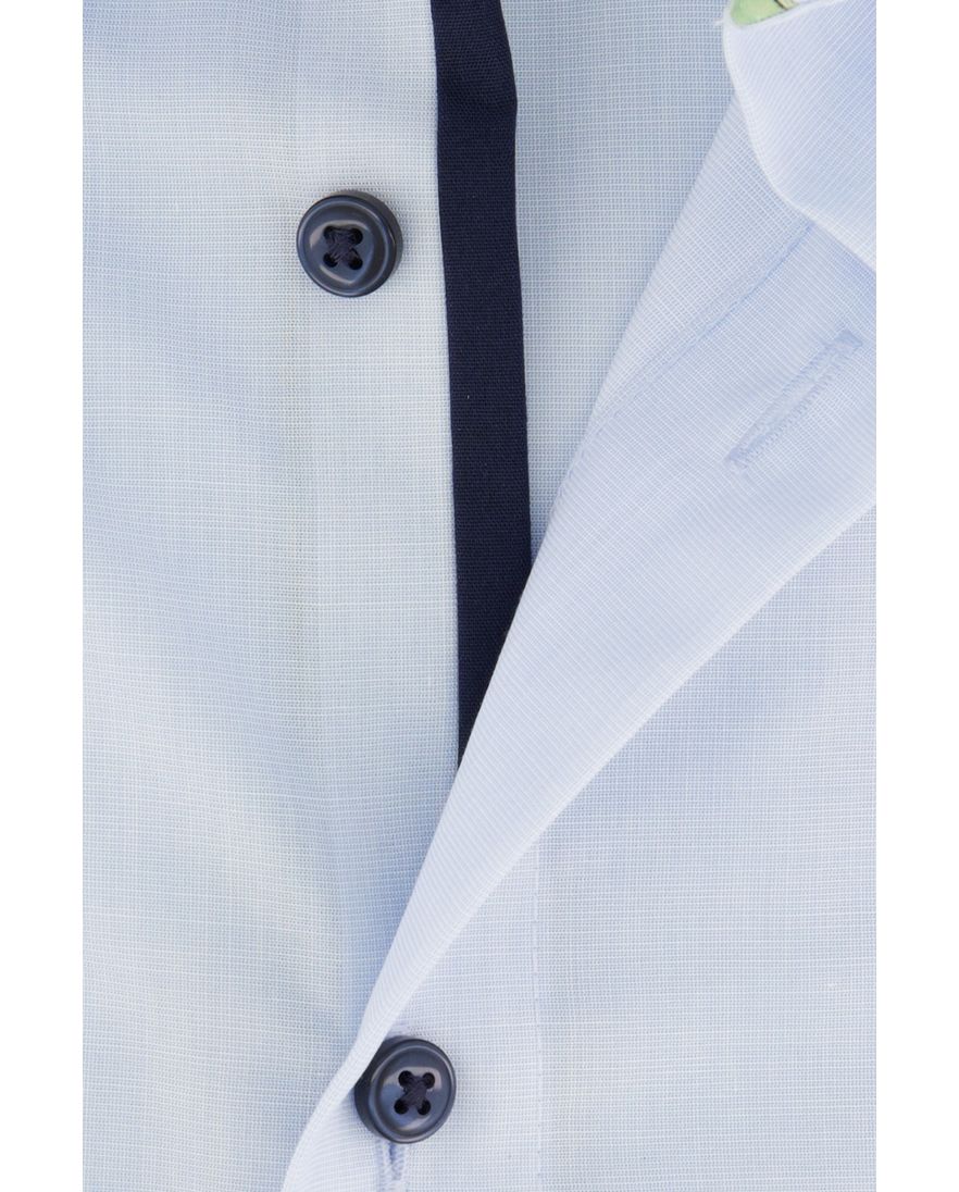 Olymp overhemd korte mouw Luxor Modern Fit babyblauw