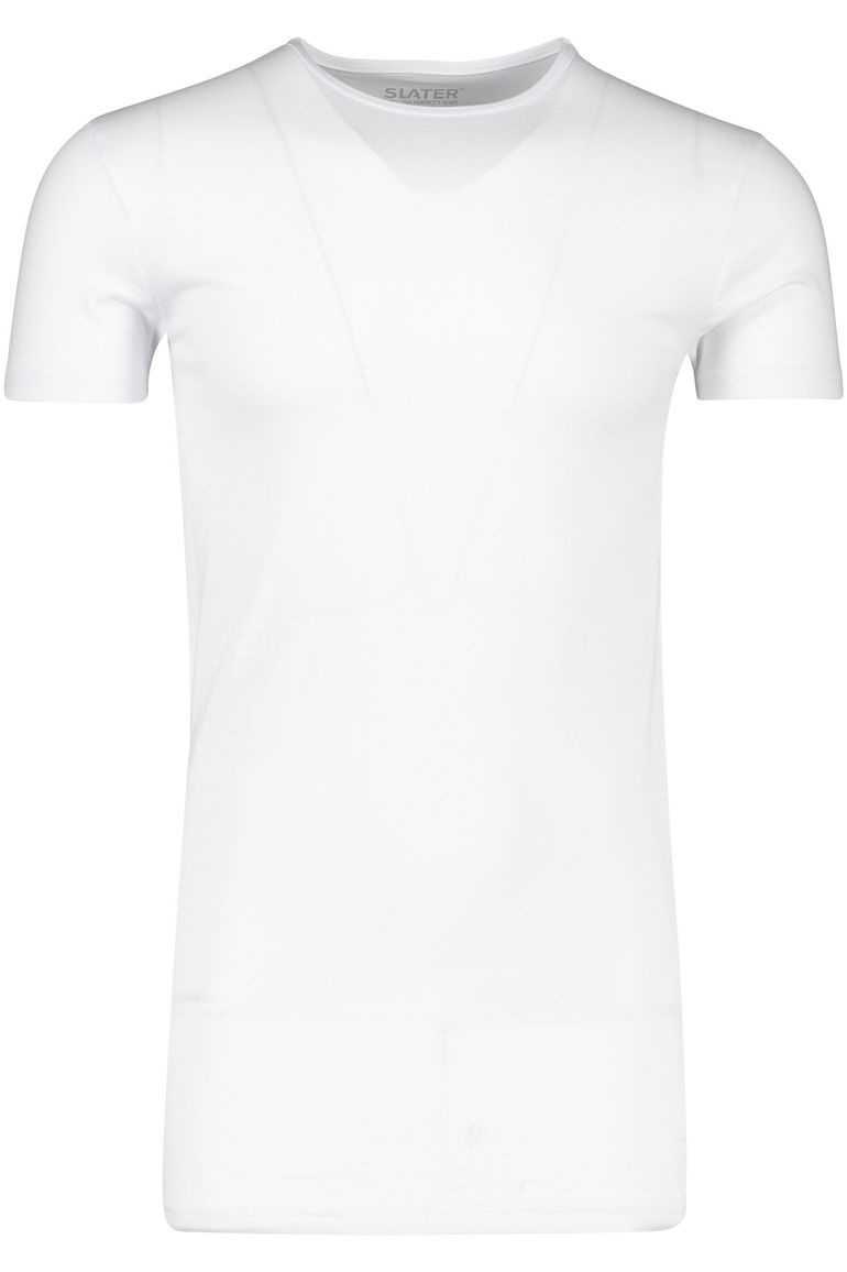 T-shirt KM ml 7 wit Slater extra lang