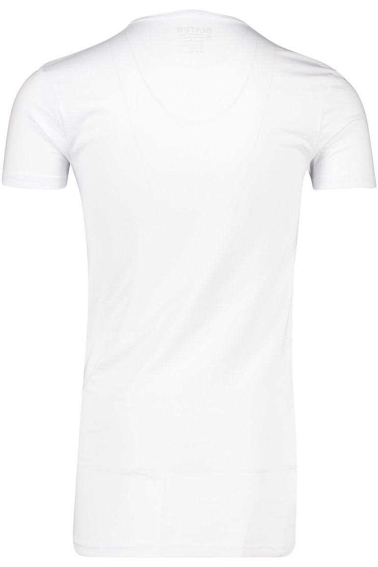 T-shirt KM ml 7 wit Slater extra lang