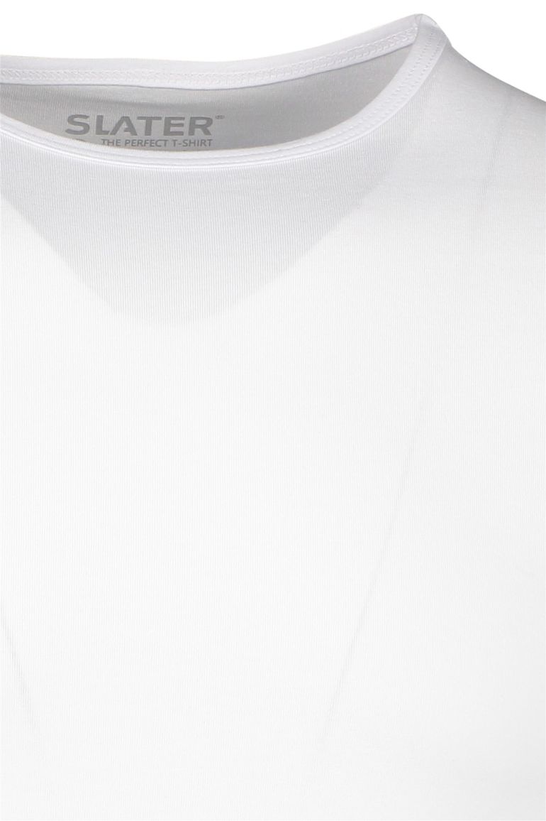T-shirt KM ml 7 wit Slater extra lang