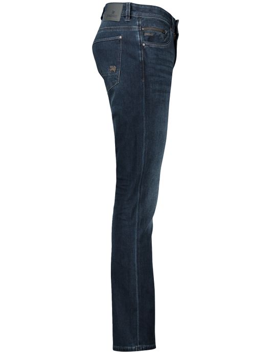 Vanguard V850 jeans effen donkerblauw