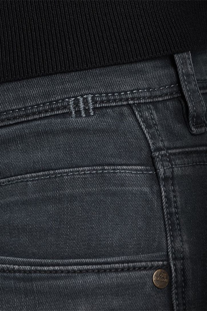 katoenen Vanguard jeans blauw effen slim fit