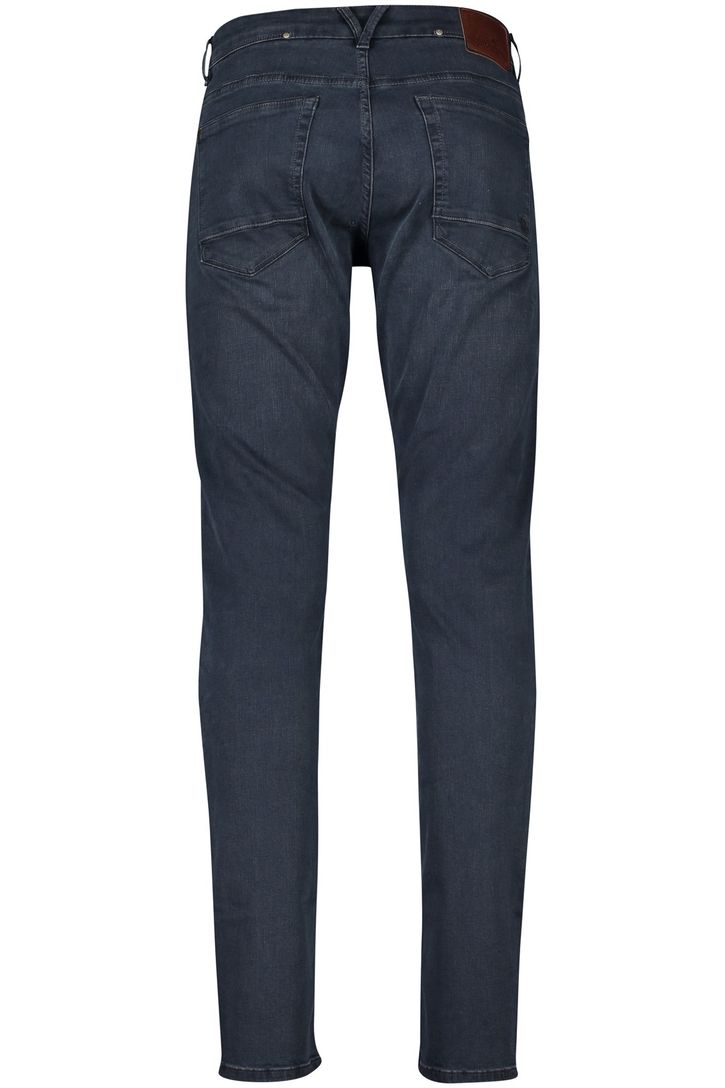 katoenen Vanguard jeans blauw effen slim fit