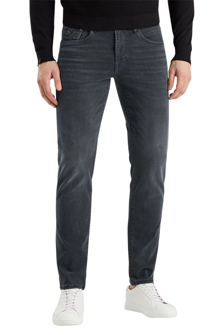 katoenen Vanguard jeans blauw effen slim fit