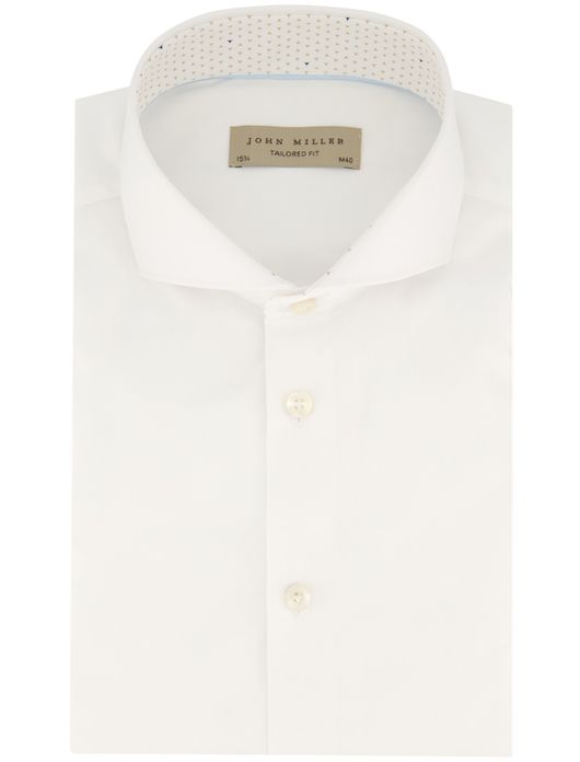 John Miller overhemd wit mouwlengte 7