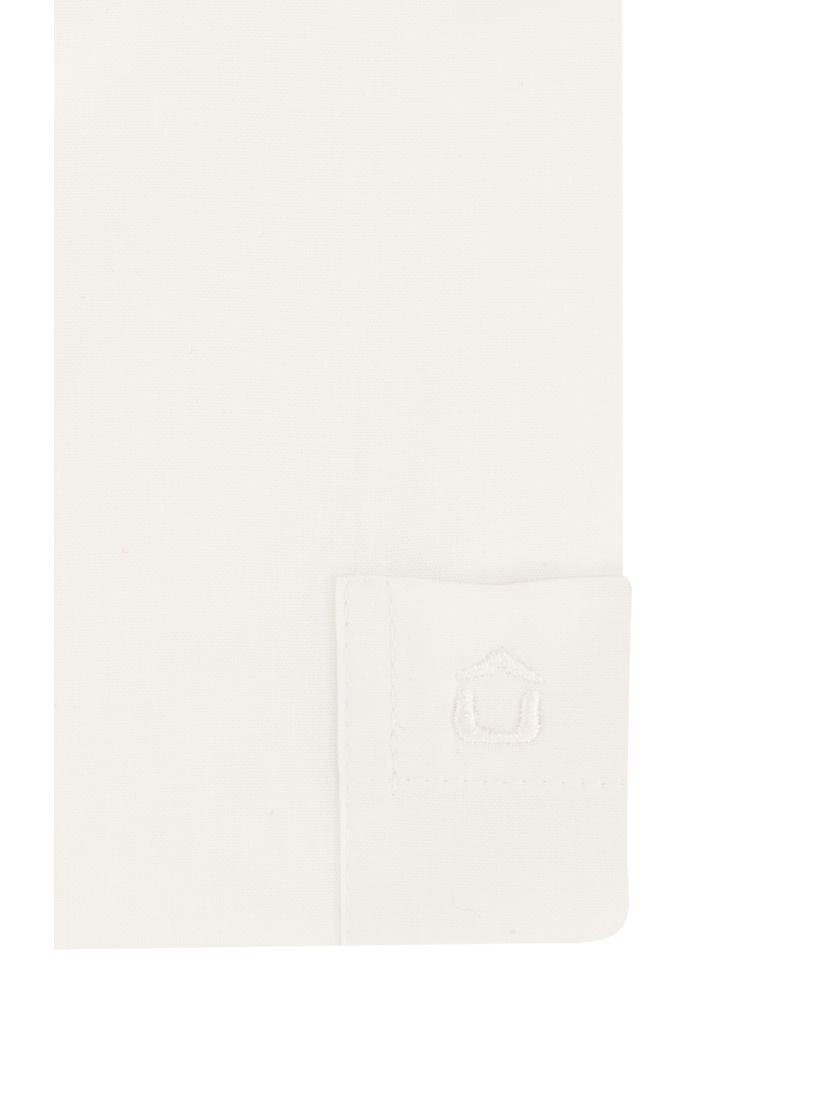 Ledub strijkvrij overhemd wit korte mouw Modern Fit