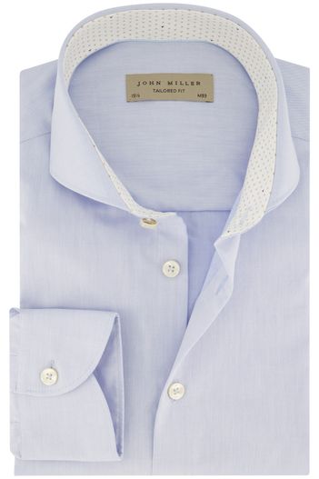 John Miller John Miller overhemd lichtblauw tailored fit