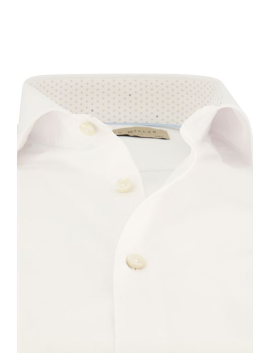 John Miller overhemd wit katoen