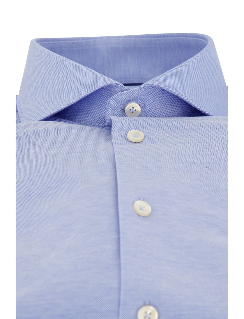 katoenen John Miller overhemd slim fit blauw