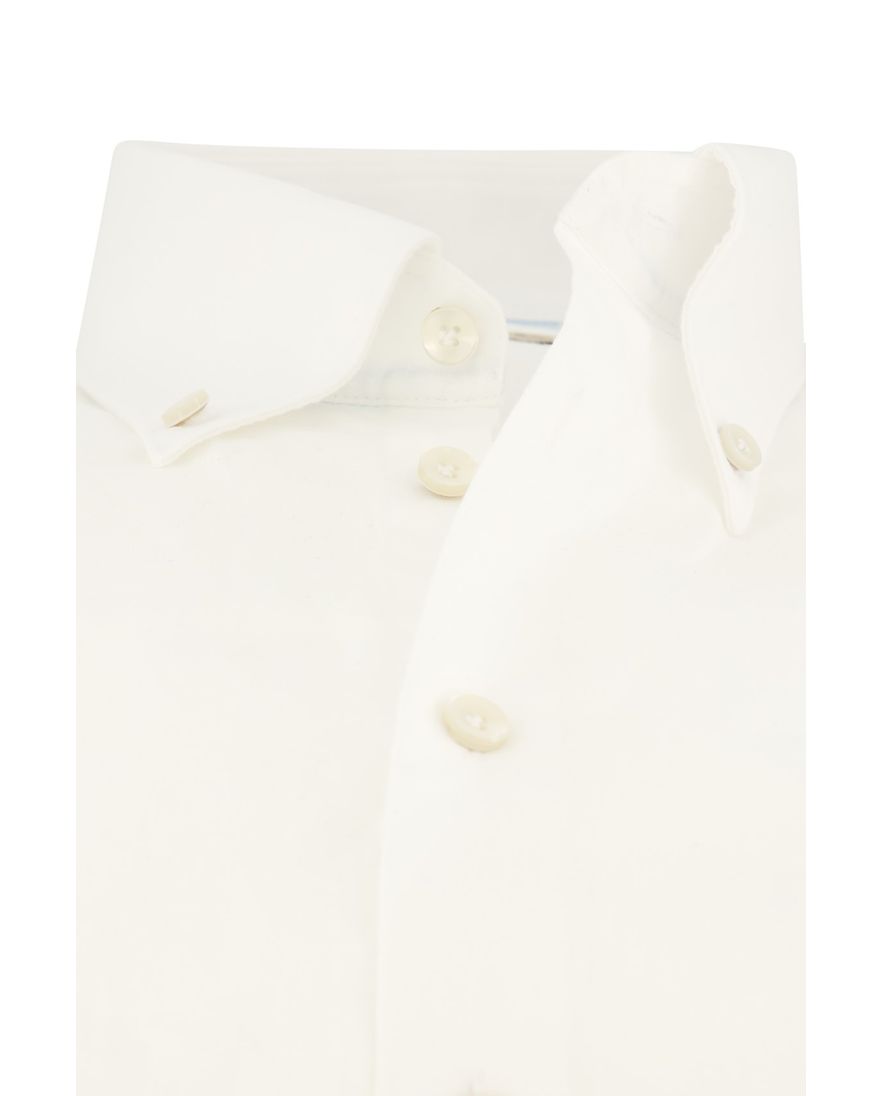 John Miller Tailored Fit wit overhemd katoen