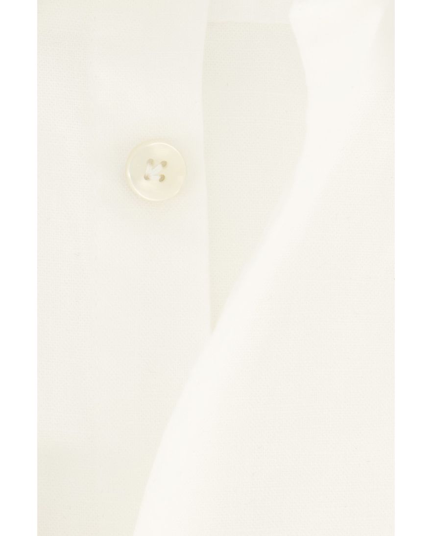 John Miller Tailored Fit wit overhemd katoen