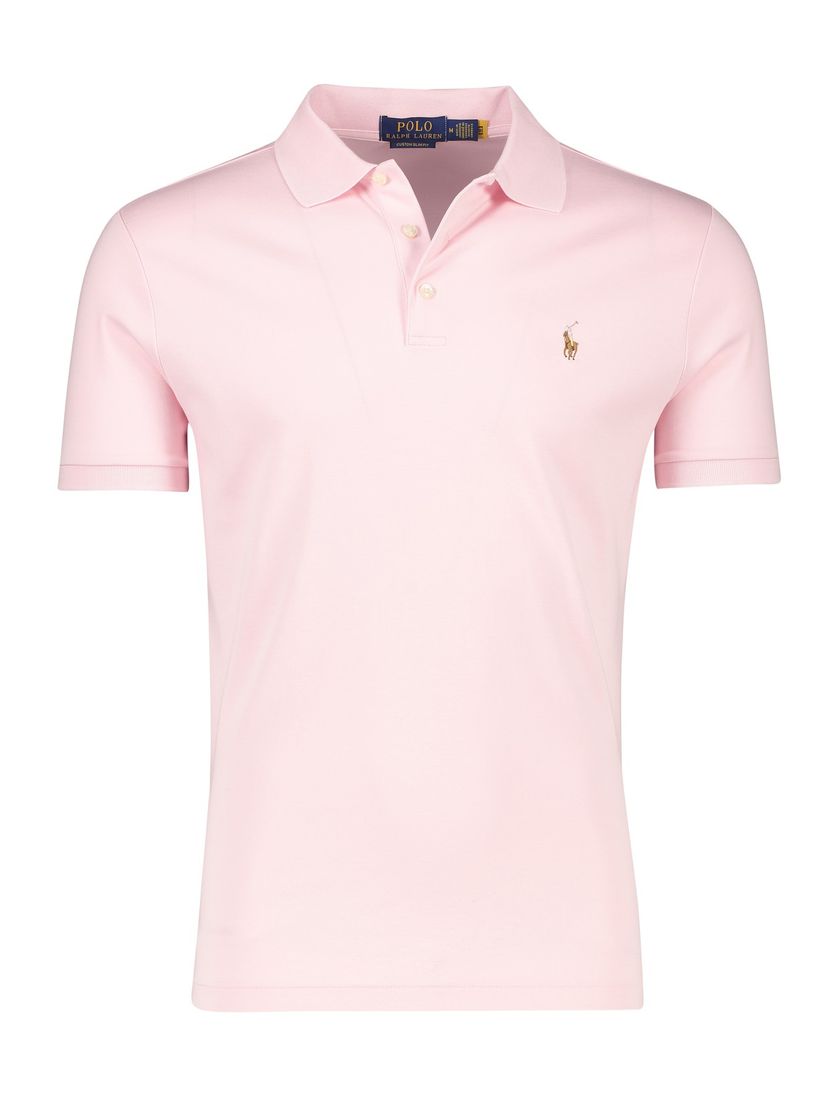 Polo Ralph Lauren polo normale fit effen roze