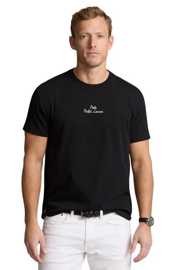 Polo Ralph Lauren Polo Ralph Lauren t-shirt effen zwart katoen