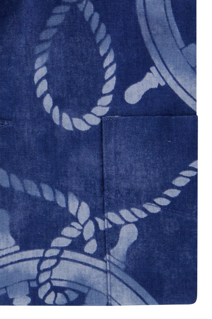 Polo Ralph Lauren overhemd classic fit blauw geprint katoen