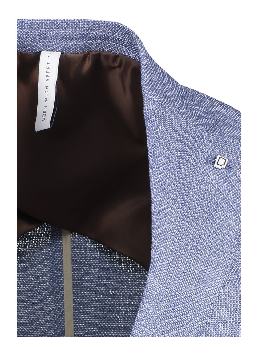 Born With Appetite colbert Lugano blauw gemêleerd