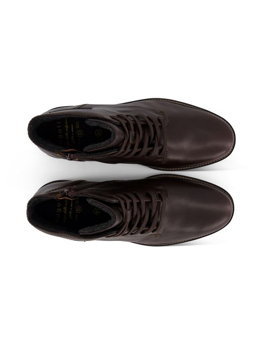 Bugatti boots bruin leer