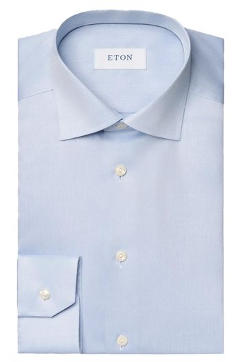 Eton Overhemd Eton Slim Fit lichtblauw effen