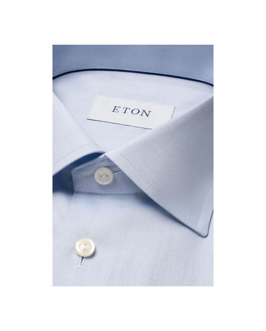 Eton business overhemd Slim Fit lichtblauw effen