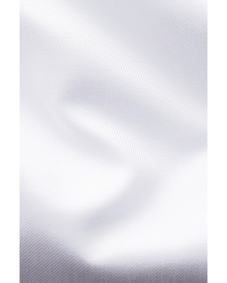 Katoenen Eton Signature twill overhemd slim fit wit