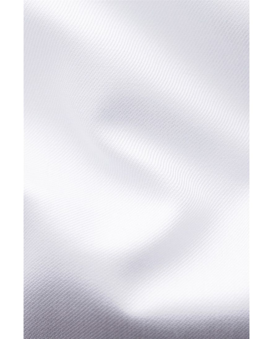 Katoenen Eton Signature twill overhemd slim fit wit