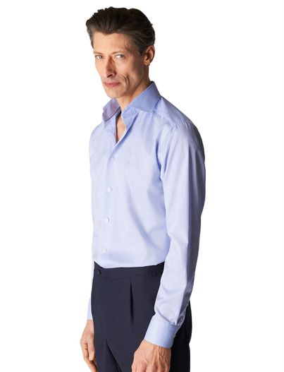 Eton Eton overhemd lichtblauw Signature Twill slim fit