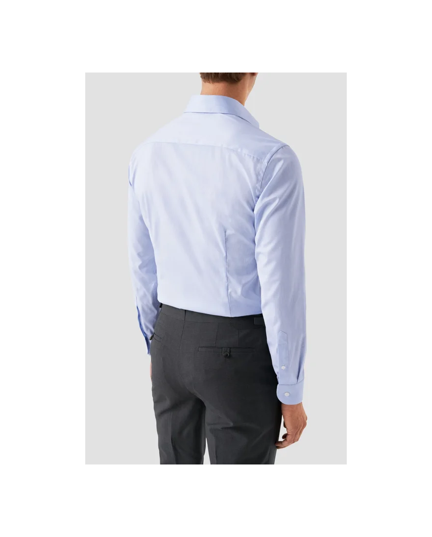 Eton overhemd lichtblauw signature twill contemporary fit