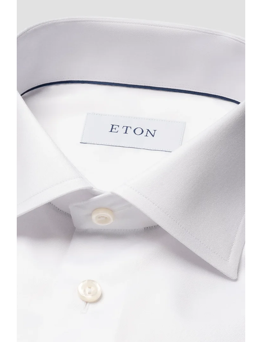 Eton wit overhemd contemporary fit effen