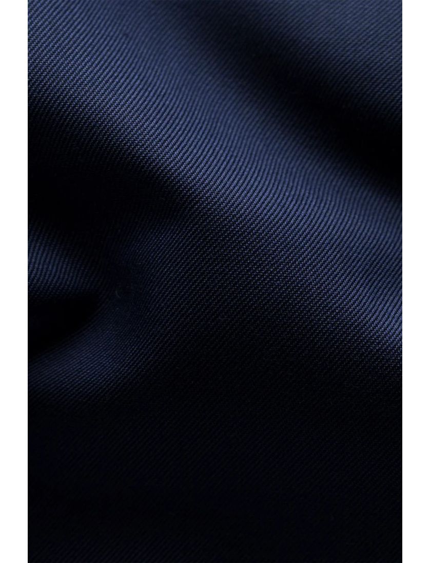 Eton overhemd contemporary fit navy signature twill katoen