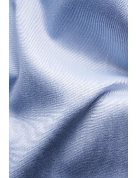 Eton overhemd lichtblauw wide spread effen