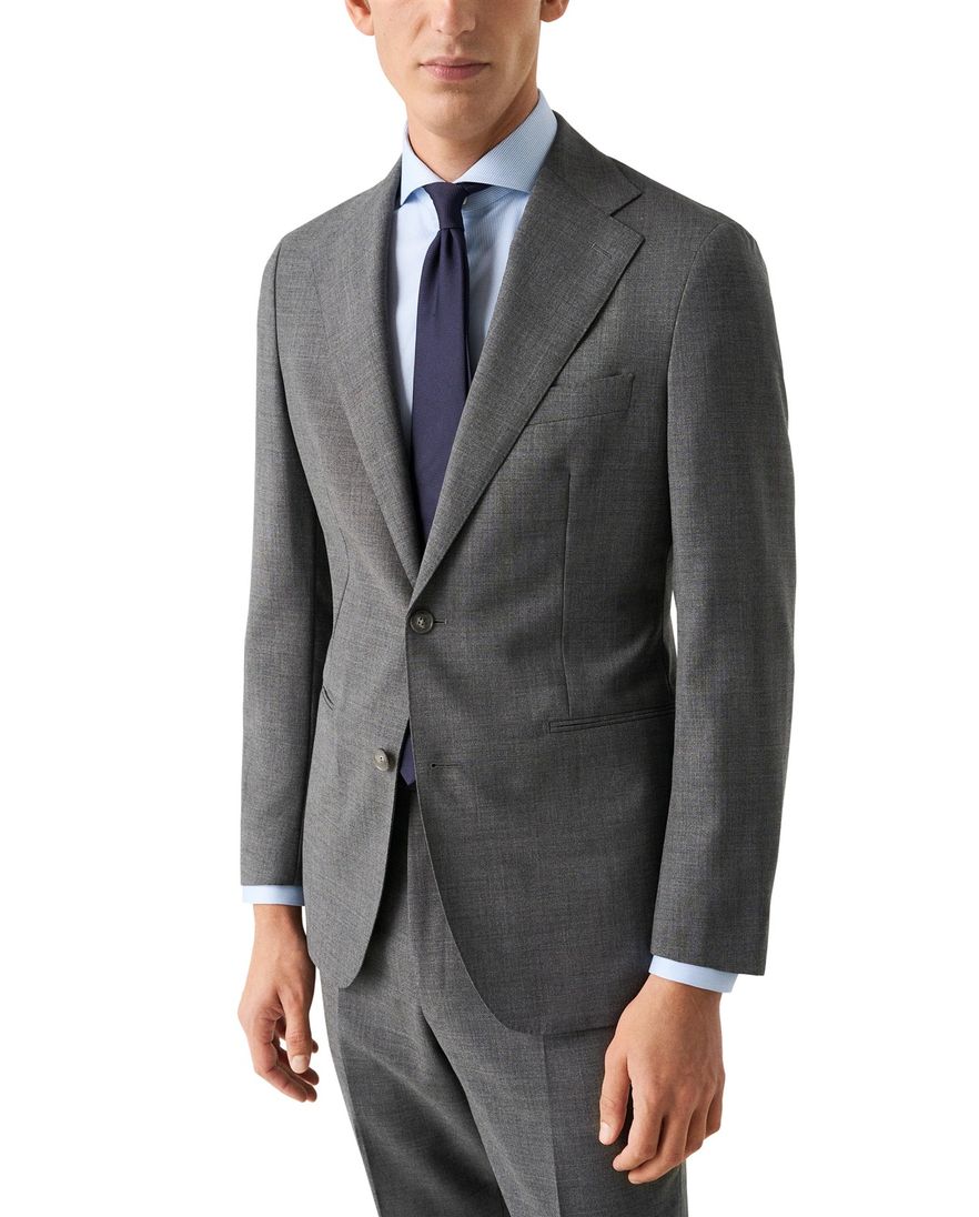 Eton overhemd lichtblauw Fine Stripe Signature Twill slim fit