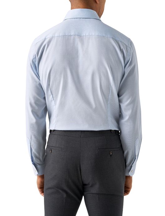 Eton overhemd lichtblauw effen