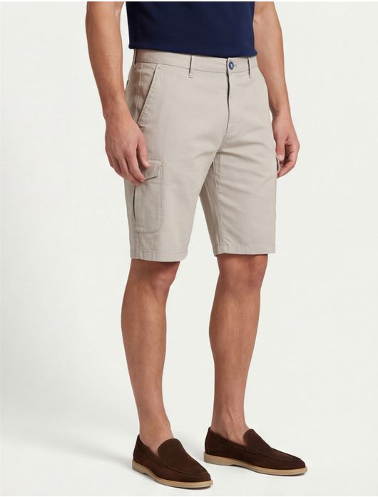 New Zealand bermuda beige met zakken